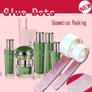 Removable Glue Dots for Comestic Package